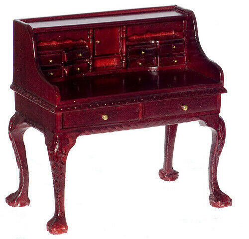 Dollhouse Miniature Mahogany Secretary/Desk from the Platinum Collection