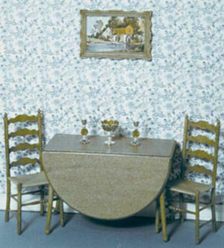 Dollhouse Drop-Leaf Table Kit by Chrysnbon