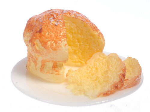 Dollhouse Miniature Cut Sally Lun Bread by Falcon Miniatures