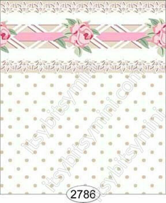 Dollhouse Quarterscale Wallpaper - Daniella Dot Beige