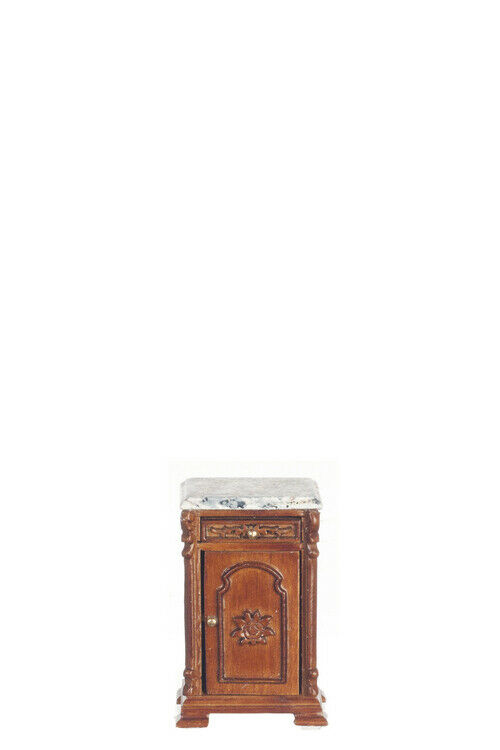 Dollhouse Miniature RI Mauldie Nitestand, Platinum Collection
