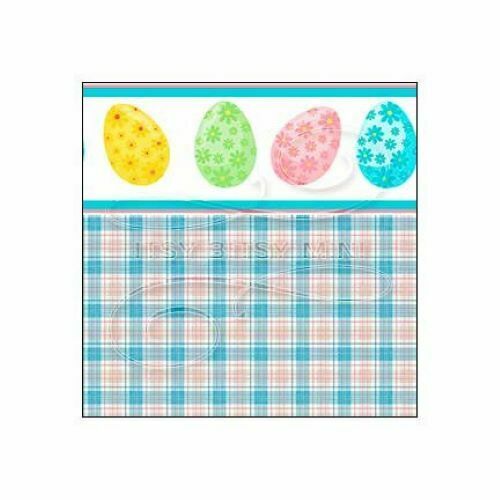 Dollhouse Miniature Wallpaper 1:12 Scale - Easter Egg Plaid