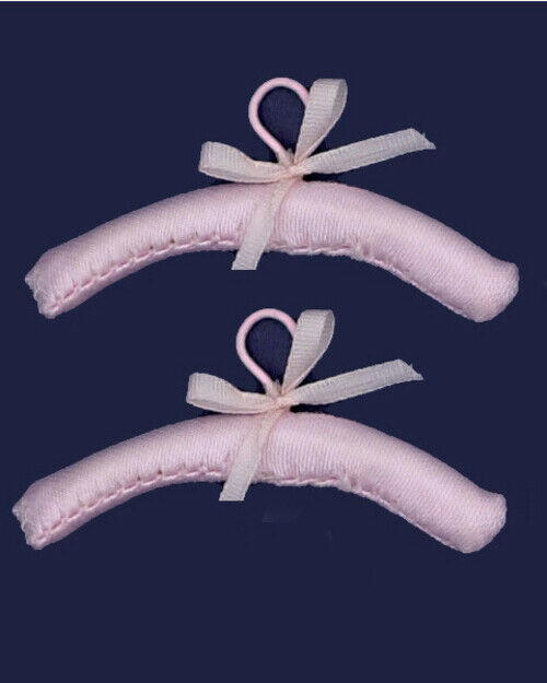 Dollhouse Miniature Pink Hangers