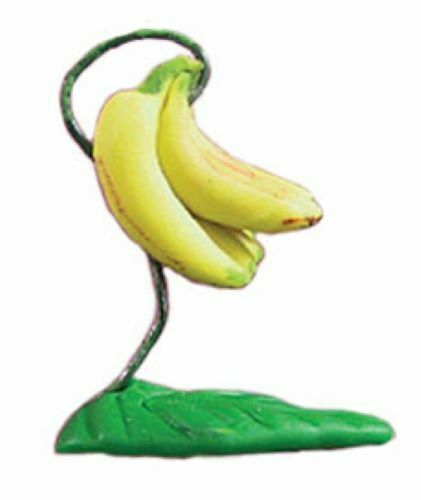 Dollhouse Miniature Banana Bunch on Stand