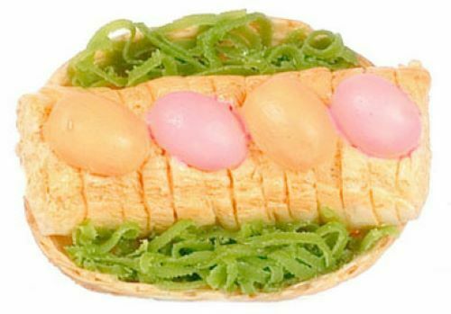 Dollhouse Miniature Easter Egg Cake