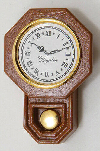 Dollhouse Miniature School Clock by Chrysnbon