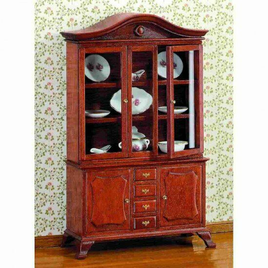 Mini Mundus Dollhouse Display Cabinet, Furniture Kit