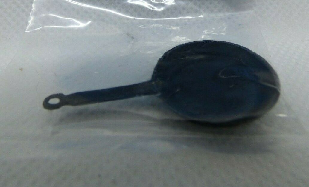 Dollhouse Miniature Black Frying Pan with Handle