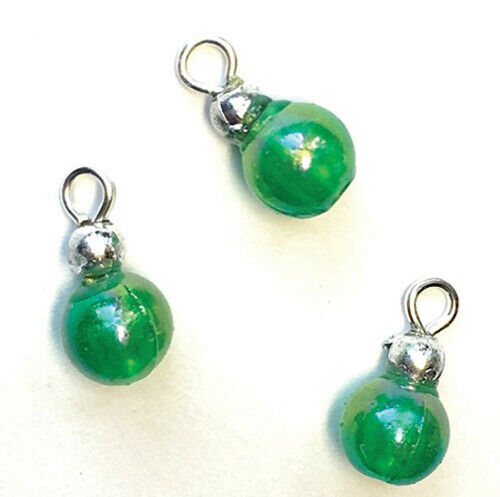 Dollhouse Miniature Emerald Ornaments