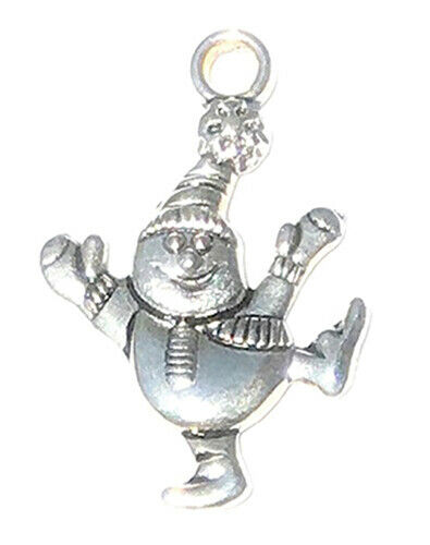 Dollhouse Miniature Silver Snowman