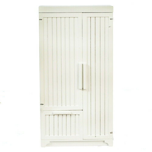 JBM Fine Miniature Kitchen Refrigerator in White for Dollhouse