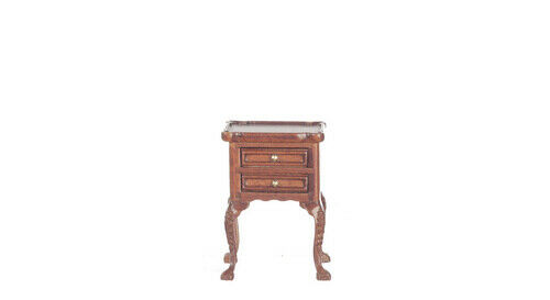 Dollhouse Miniature Windsor End Table Platinum Collection