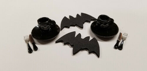 Dollhouse Bat Dinner Set for Two