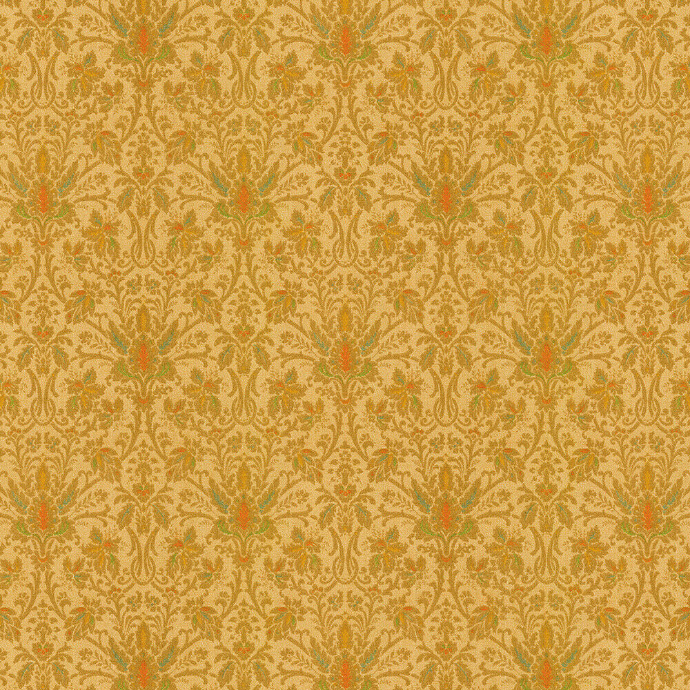 Bradbury and Bradbury Dollhouse Wallpaper - Vintage Pelham Damask