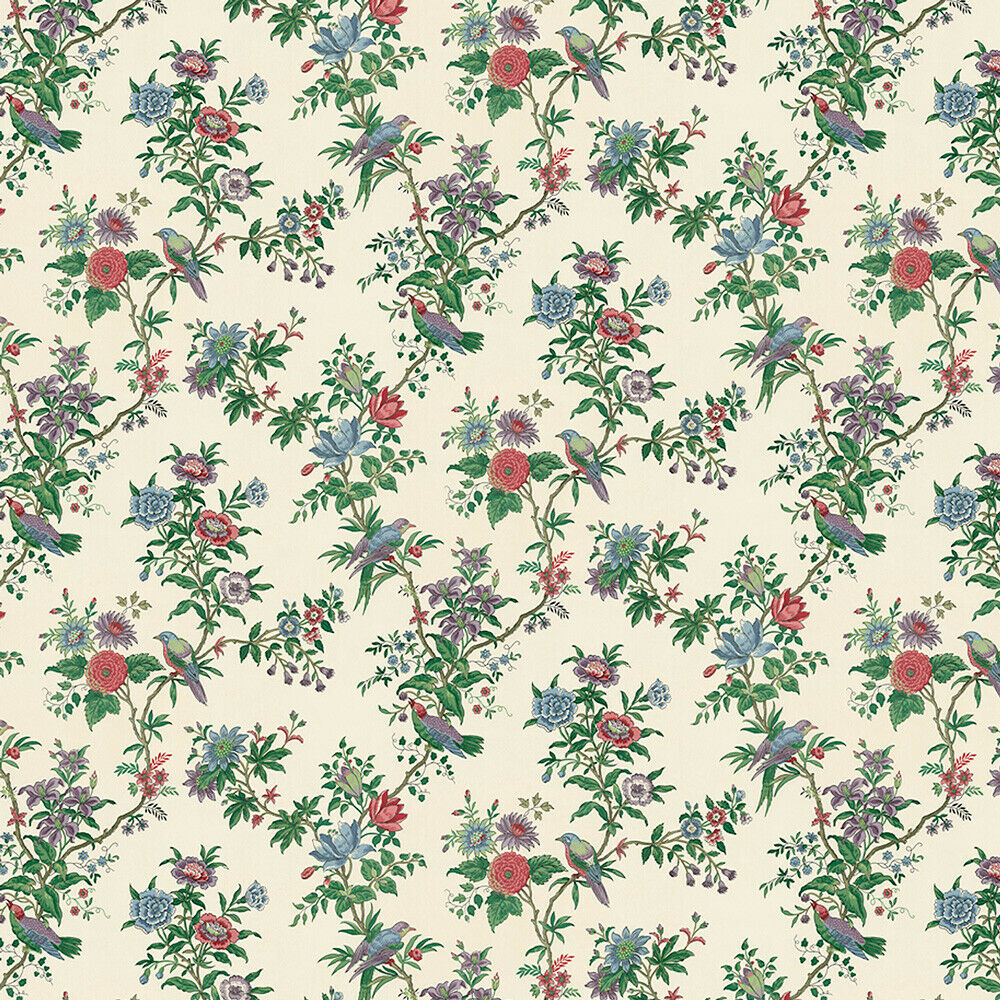 Bradbury and Bradbury Wallpaper - Vintage Garden Birds