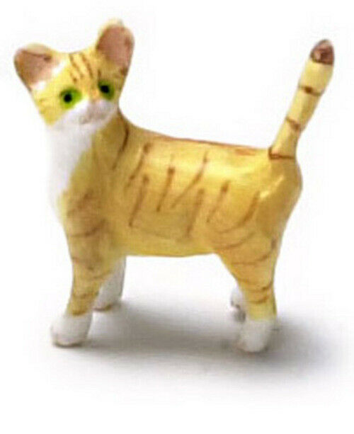Dollhouse Miniature Orange Kitten
