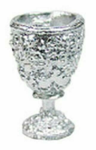 Dollhouse Miniature Ornate Silver Goblet