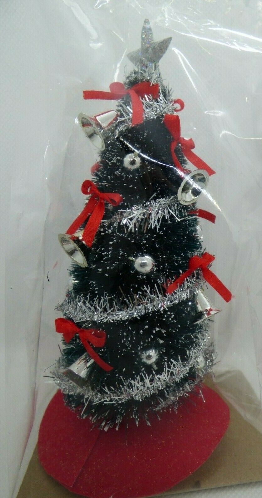 Handcrafted Christmas Tree "Silver Bells" and FREE Matching Wreath
