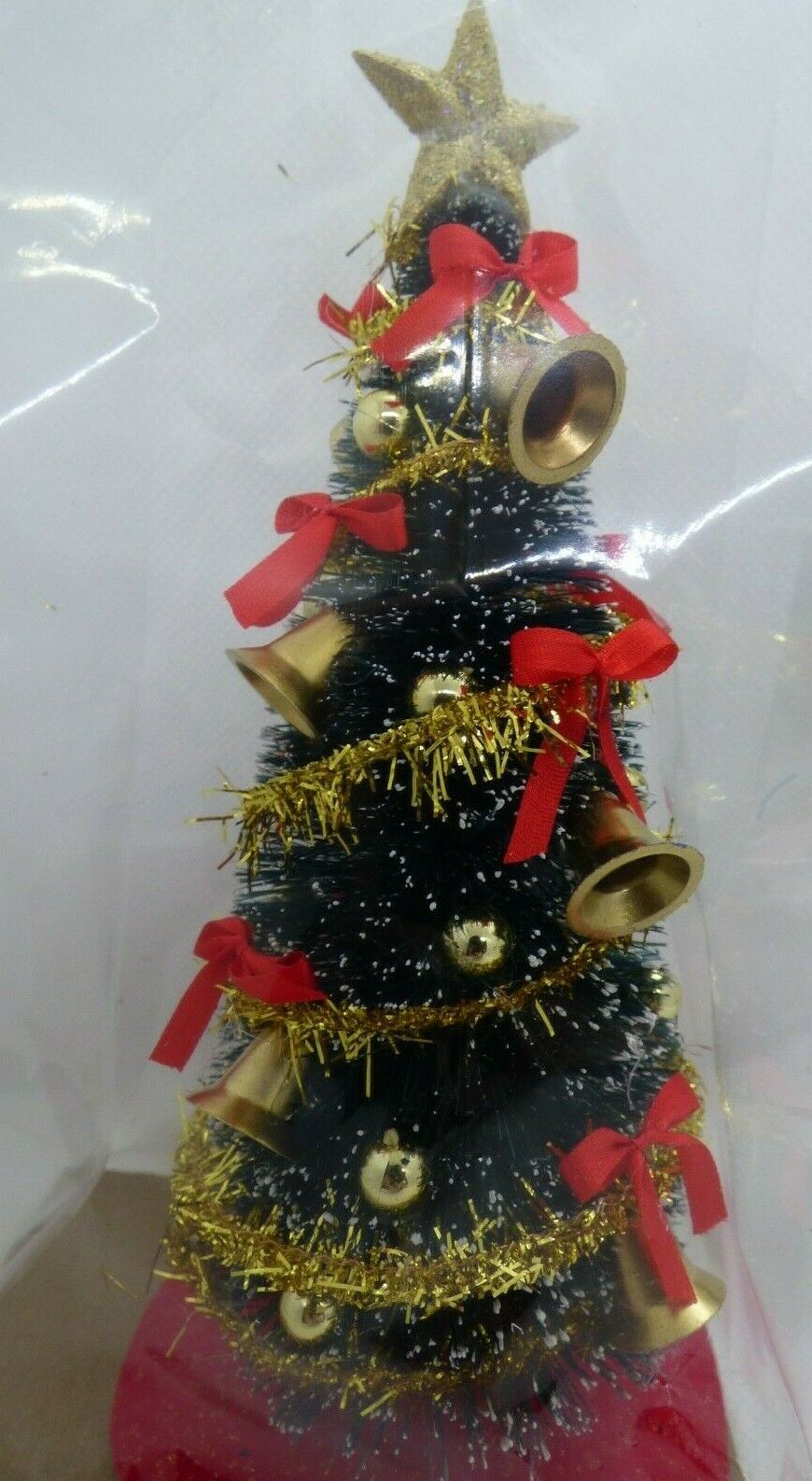 Handcrafted Christmas Tree "Bells and Bows" and FREE Matching Wreath