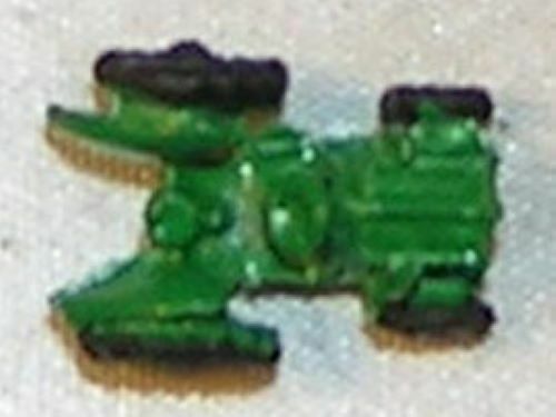 Dollhouse Miniature Toy Tractor, green