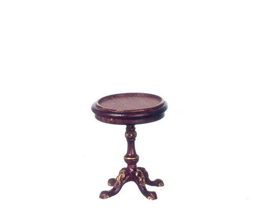 Dollhouse Miniature - Harding Side Table in Mahogany from the Platinum Colection