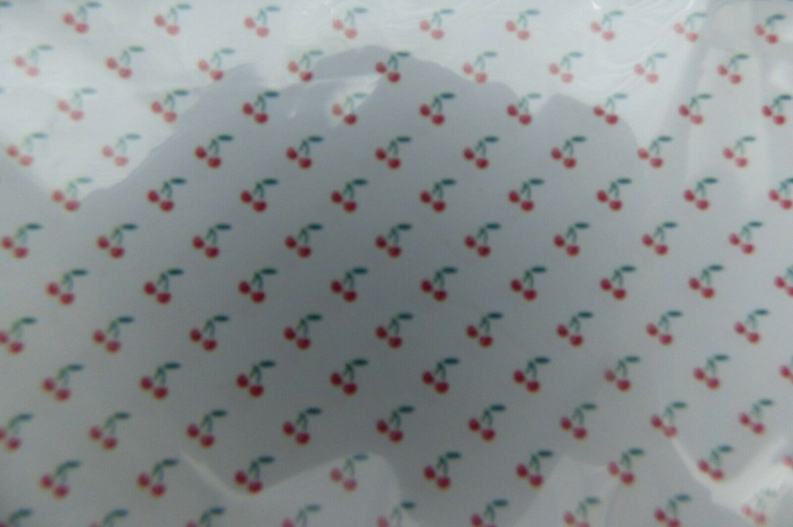 Dollhouse Miniature Brodnax Cherries Wallpaper - Quarter Scale