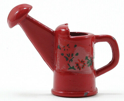 Dollhouse Miniature Watering Can - Red