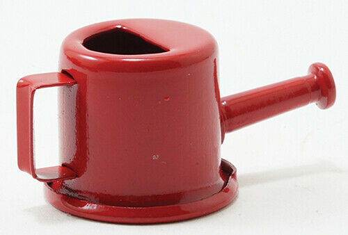 Dollhouse Miniature Red Watering Can