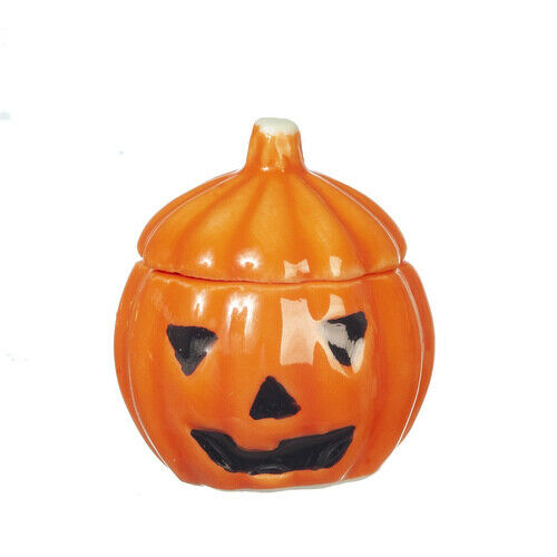 Dollhouse Miniature Ceramic Jack-O-Lantern