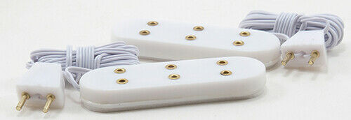Dollhouse Miniature Triple Receptacle Extension Cord, 2 Pack