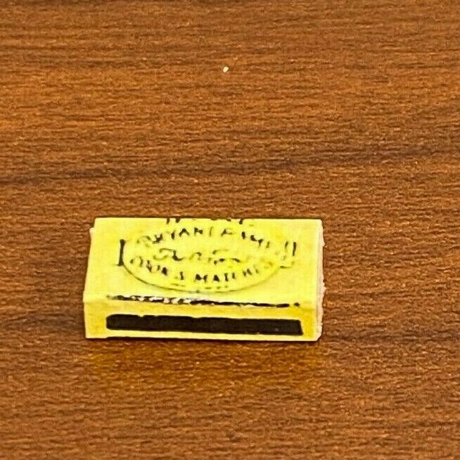 Dollhouse Miniature Vintage Cooks Matches - Handcrafted
