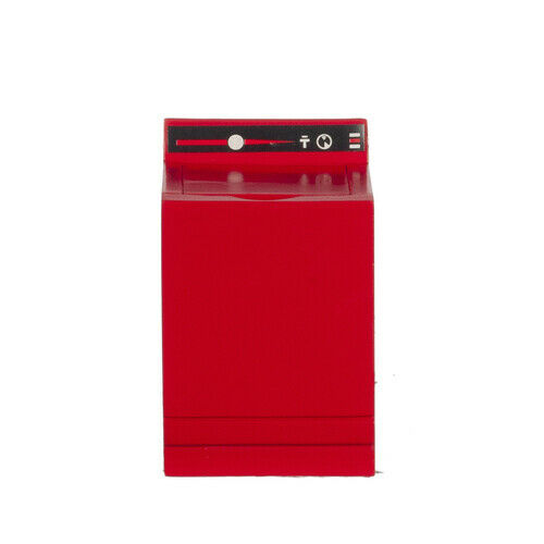 Dollhouse Miniature Washer in Red