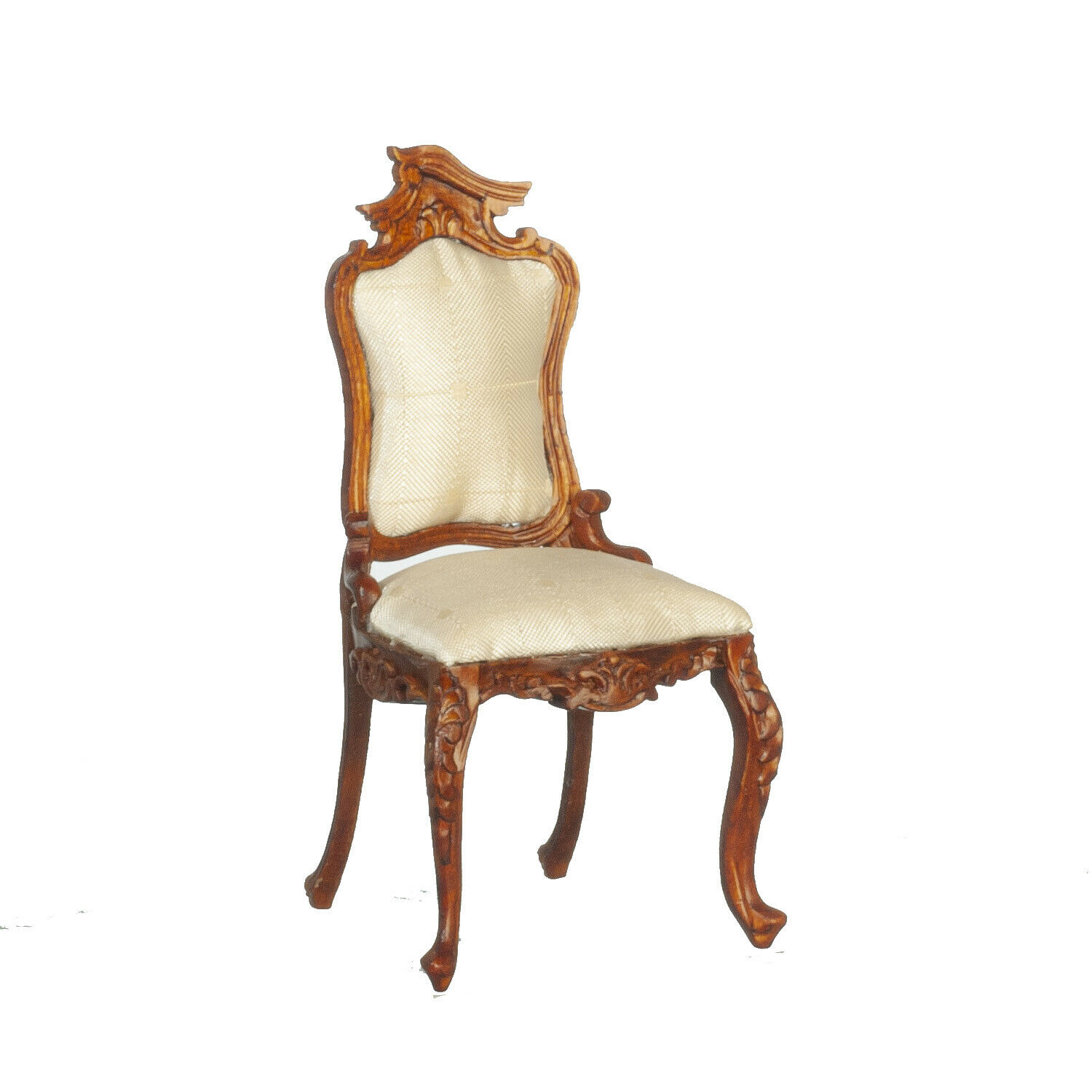 Dollhouse Miniature Walnut Chair NEW by JBM