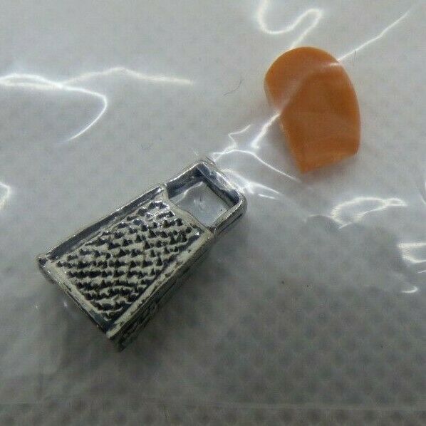Dollhouse Miniature Cheese Wedge with Grater