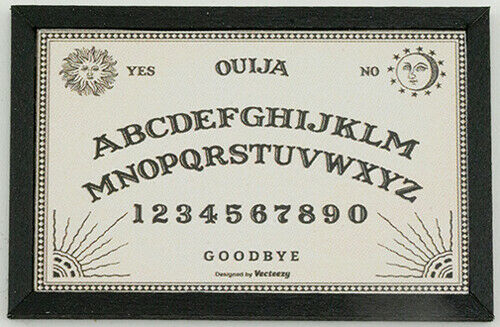 Dollhouse Miniature Ouija - Aged PIcture