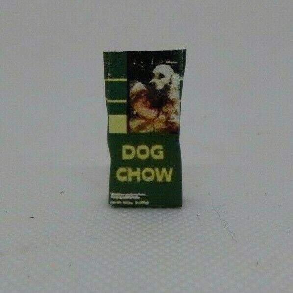 Dollhouse Miniature Bag of Dog Chow - Handcrafted