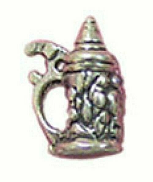 Dollhouse Miniature Tiny Stein Sterling Silver
