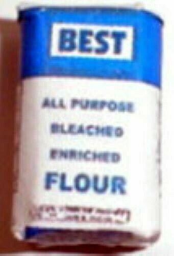 Dollhouse Miniature Best Flour  - Handcrafted
