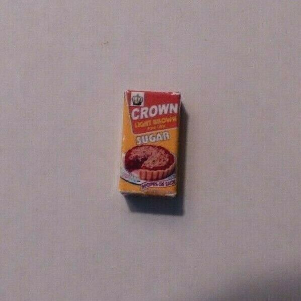 Dollhouse Miniature Crown Light Brown Sugar Handcrafted