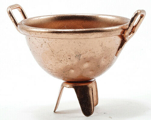Dollhouse Miniature Copper Colander