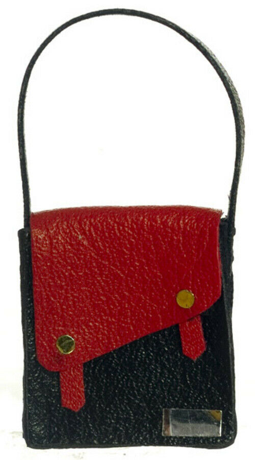 Dollhouse Miniature Lady's Handbag, Brown