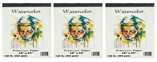 Dollhouse Miniature Watercolor Tablets Set of 3