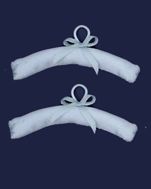 Dollhouse Miniature Blue Lace Hangers
