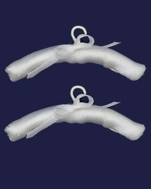 Dollhouse Miniature White Lace Hangers