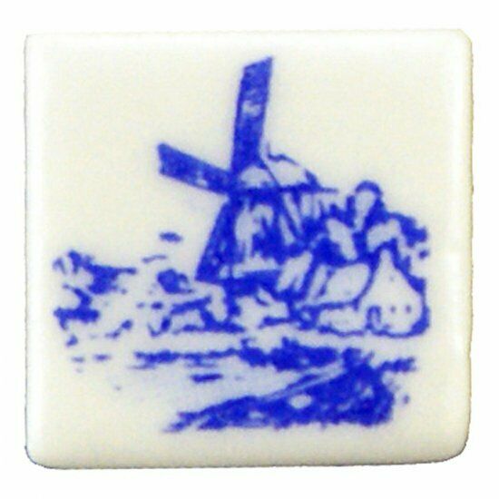Reutter Porcelain - Tile - Delft - 12 Pieces - Dollhouse Miniature