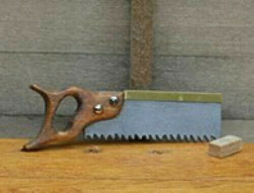Dollhouse Miniature Back Saw by Sir Thomas Thumb