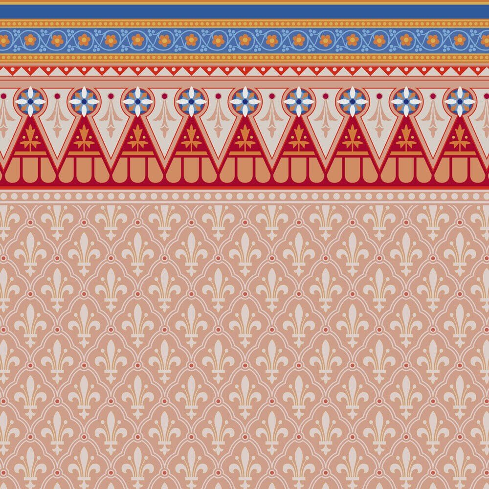 Bradbury and Bradbury Wallpaper - Gothic Revival Frieze and Wall
