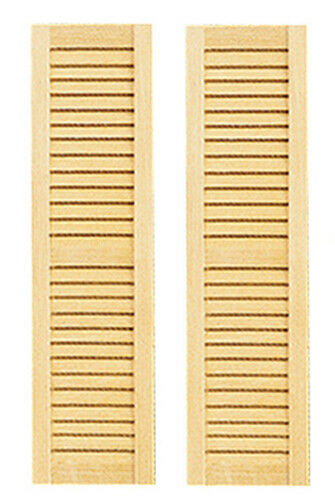 Louvered Shutters 2 Pack for Dollhouse