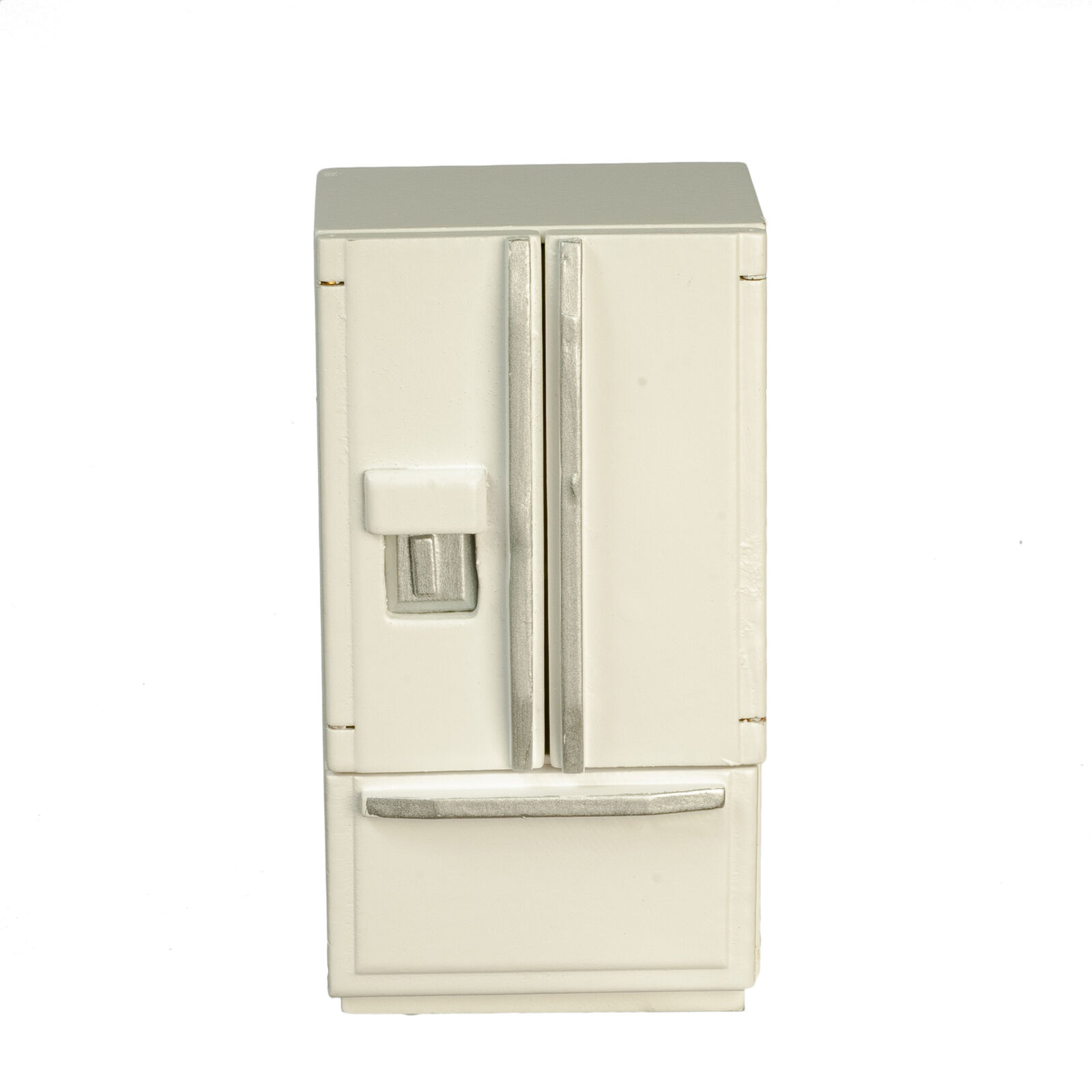 Dollhouse Miniature Refrigerator with Freezer on Bottom