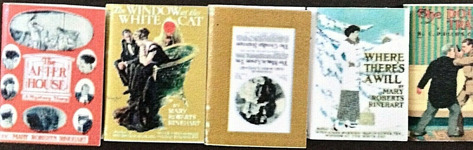 Victorian Mystery Set #4 Miniature Books Set of 5